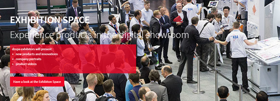 drupa preview - online platforma pre print 2 Exhibition space