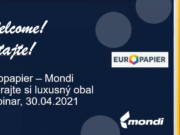 EUROPAPIER + MONDI: Doprajte si luxusný obal